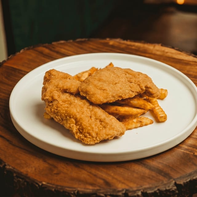 Kids' Chicken Finger & French Fries.